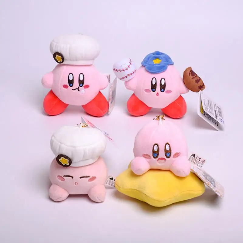 

11 см милые аниме плюшевые Кирби куклы брелок сумка кулон игрушка мультфильм аниме плюши звезда Кирби детские украшения игрушки для девочек ...