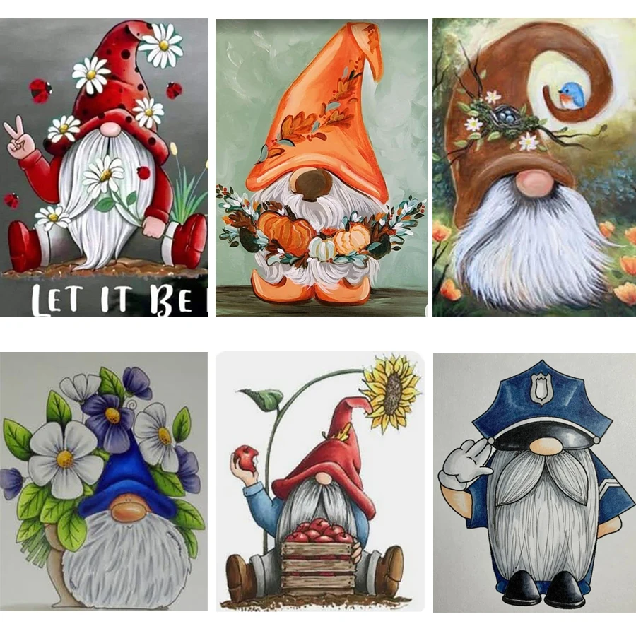 

5D Diamond Embroidery Full Square/Round Rhinestones Cartoon Goblin Diamond Painting Cross Stitch Mosaic Handmade Gift Home Decor