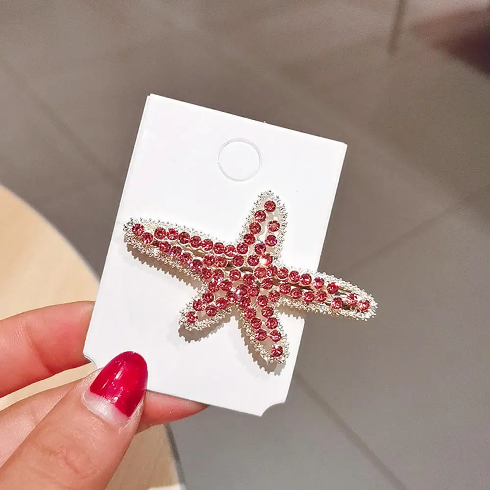 Полностью хрустальные стразы Звездные звёзды женская заколка для волос девушек