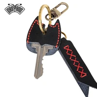 easyant handmade bat shape key holder genuine leather case men storage key holder