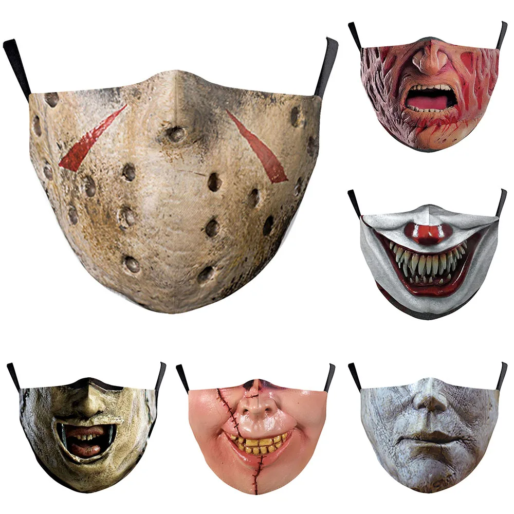 Новый Забавный Клоун Джейсон призрак рот Косплэй Для женщин мужчин маски унисекс