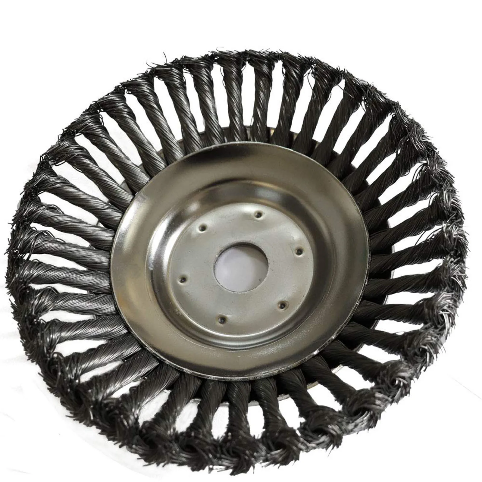 Стальное проволочное колесо садовая щетка для сорняков газонокосилка триммер