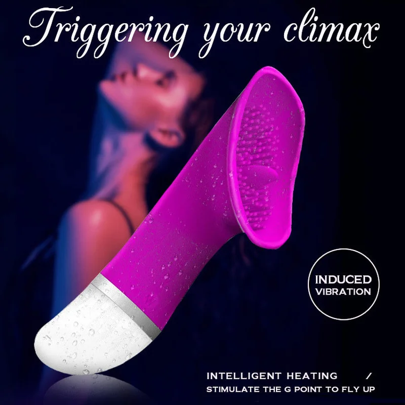 

Nipple Stimulation Licking Vibrator Nipple Sucker Clitoris Vibrating Tongue Breast Pussy Massager Woman Masturbation Sex Toys