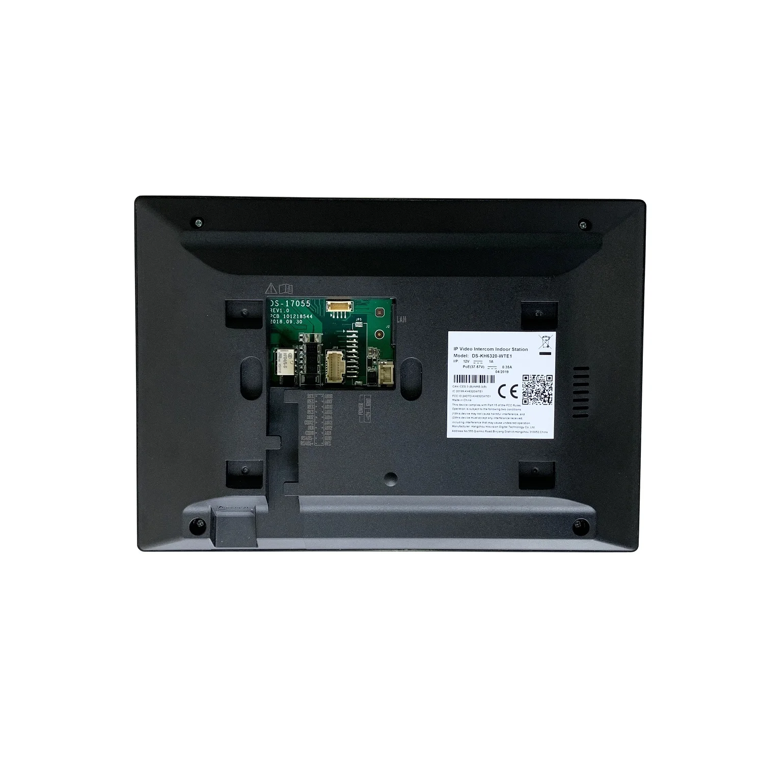 HIK оригинальная международная версия многоязычный DS-KH6320-WTE1 внутренний монитор, 802.3af POE, приложение Hik-подключение, WiFi, видеодомофон
