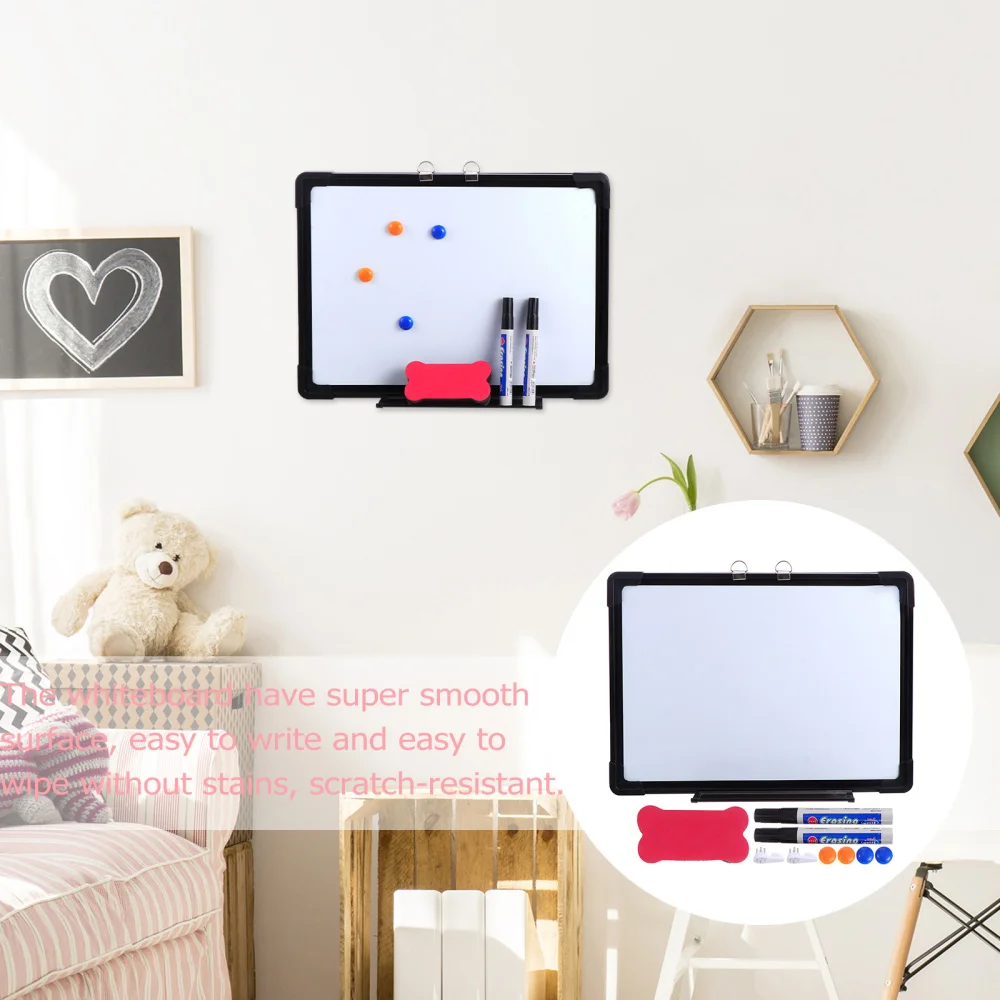 

1 Set Note White Board Durable Message Whiteboard Graffiti Whiteboard for Home