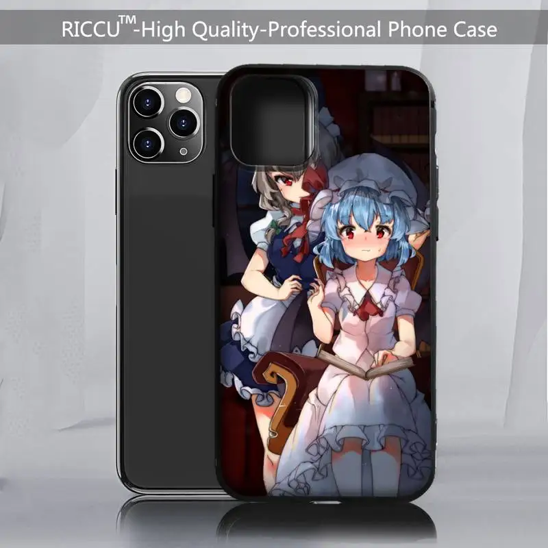 Чехол для телефона с японским Аниме Touhou iphone 11 12 13 Pro 13mini Max X XR XS MAX 7 8 plus 6s 6 2020 se чехлы