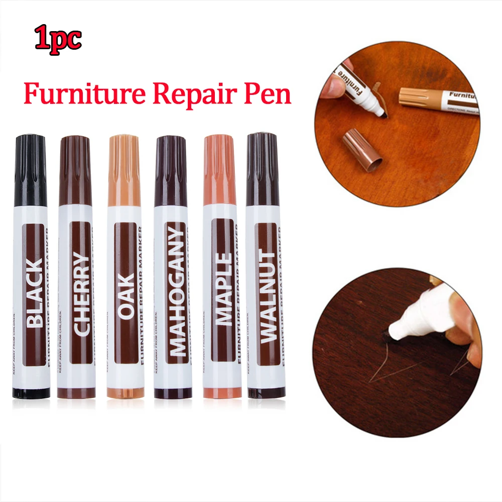 

Damaged Scratch Patch Paint Pen Wax Crayon Wood Repair Pen Markers for Furniture Paint Floor Repair Composite