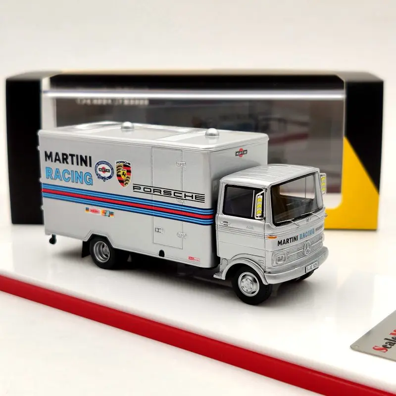 Скалемини 1:64 для M ~ cedes-B nz LP 608 Martini гоночные Резиновые модели Ограниченная серия