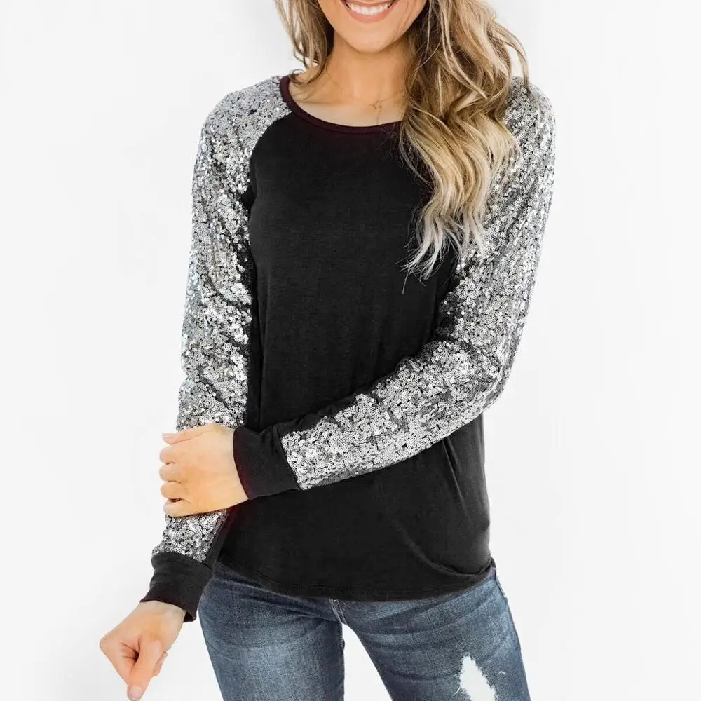 2020 Летняя Повседневная Женская сплошная шикарная элегантная рубашка с круглым