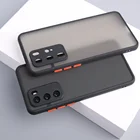 Прозрачный чехол для Samsung galaxy S22 S21 Ultra S21 Plus, чехол с мягкими краями, матовая жесткая пластиковая задняя крышка для S20 Note 20 S21 FE