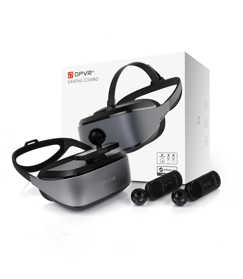 Гарнитура DeePoon E3 4K VR для видеоигр 3d очки виртуальной реальности с контроллером NOLO