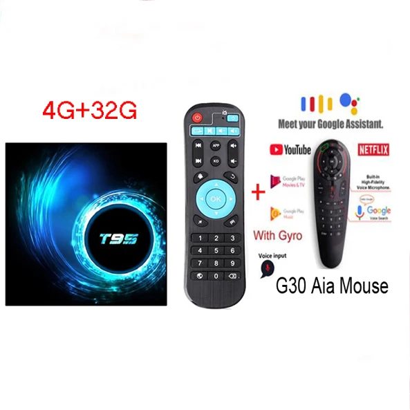 T95 H616 Android 10 приставка для ТВ 16G 64G Allwinner h616 дополнительный голосового air mouse
