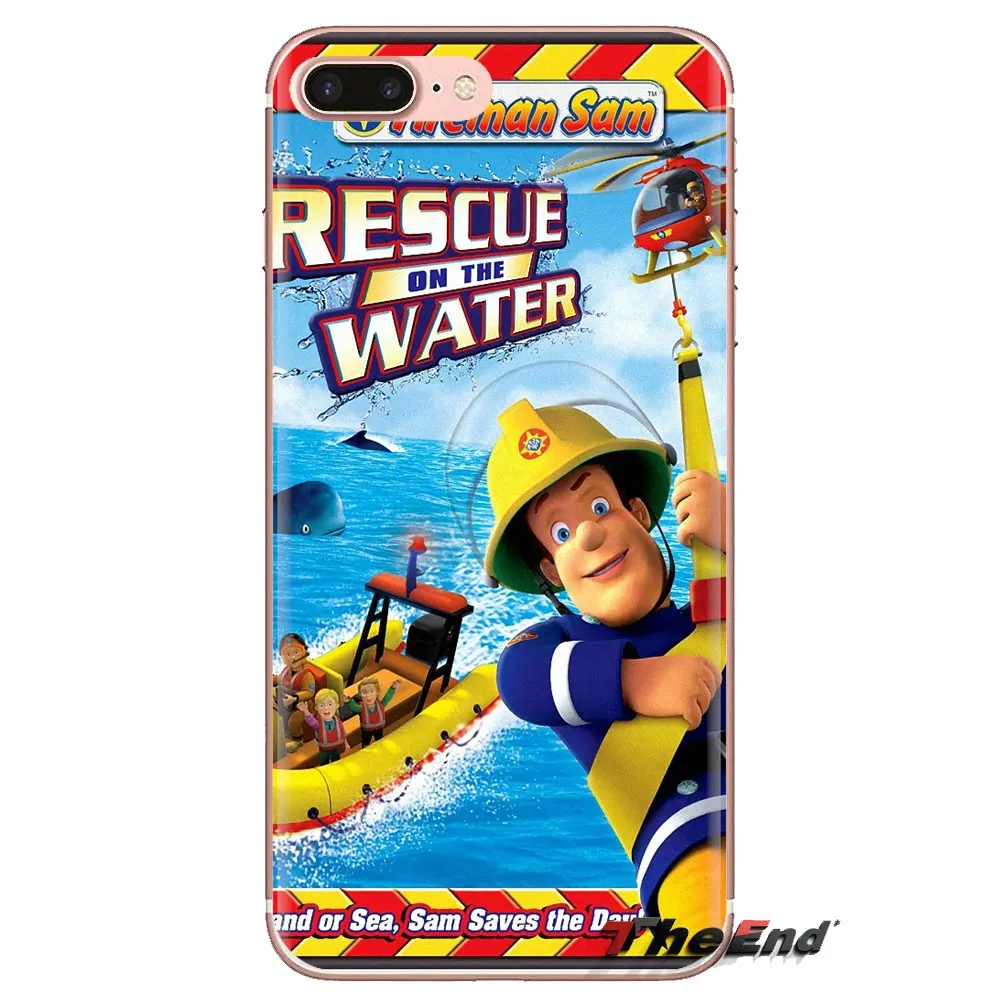 Soft Transparent Cases Covers Fireman Sam Children For LG G3 G4 Mini G5 G6 G7 Q6 Q7 Q8 Q9 V10 V20 V30 X Power 2 3 K10 K4 K8 2017 |