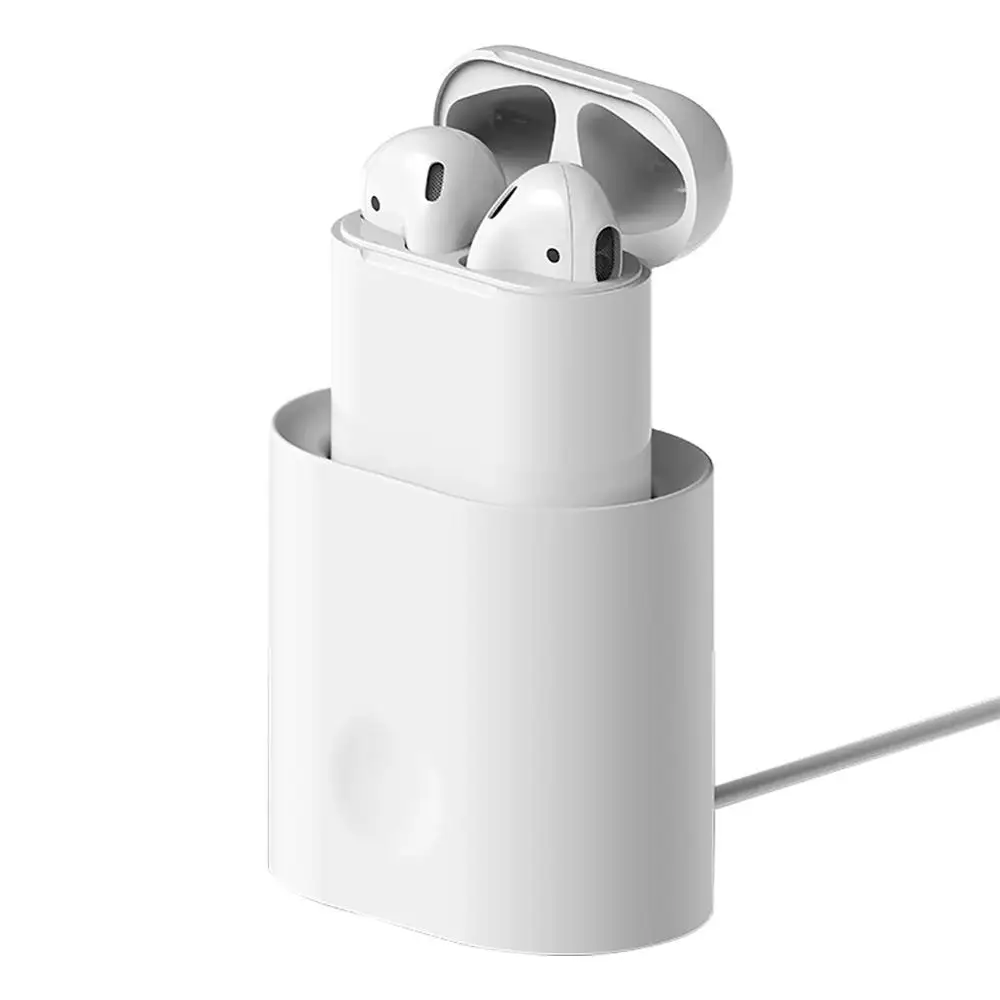 Мягкая силиконовая настольная зарядная станция для гарнитура AirPods док Держатель