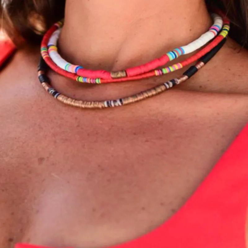 Boho Puka, натуральный Каури, ожерелье в виде ракушки, для женщин, массивные жемчужные барочные ювелирные изделия, колье-чокер, ювелирные изделия
