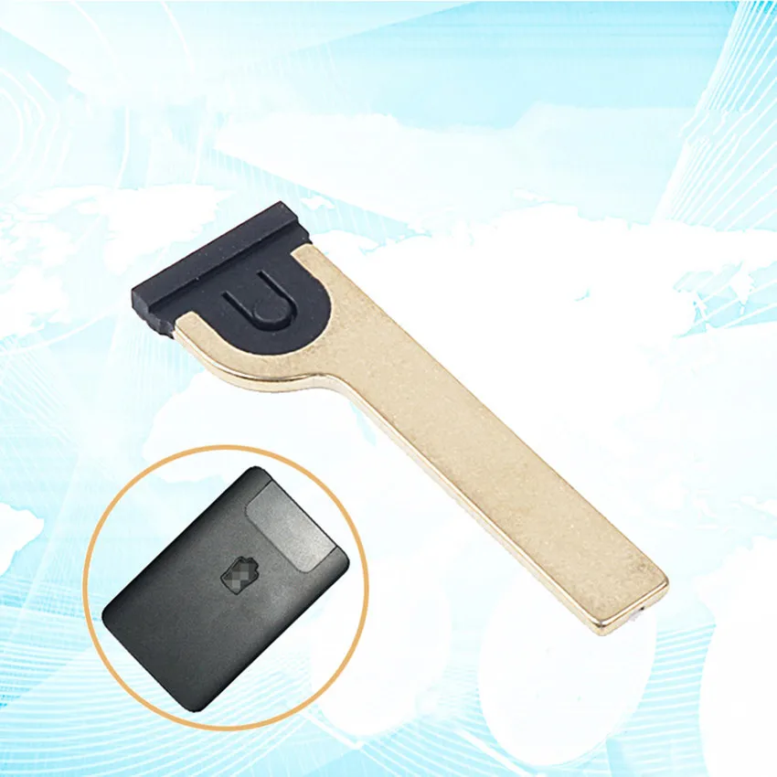 Бесключевой вход необработанное лезвие запасной смарт ключ для Toyota Corolla Camry Prius