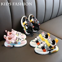 kids fashion new trendy color matching lightweight childrens casual shoes breathable girls shoes toddler girl sneakers