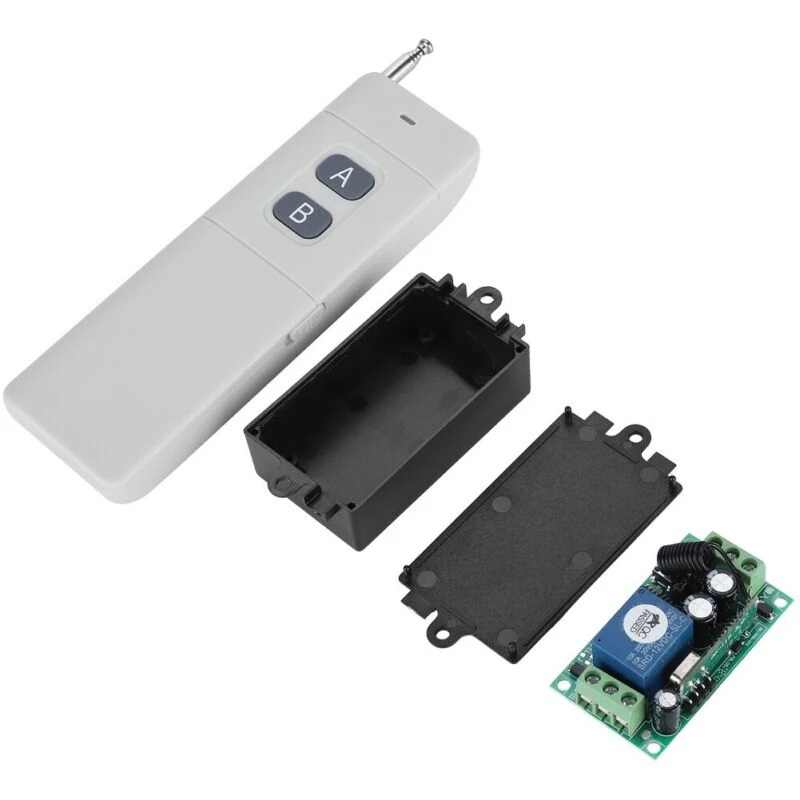 

3KM Long Range 1CH Remote Control Switch System Wireless Transmitter & Receiver AC 110-240V Or DC 0-28V
