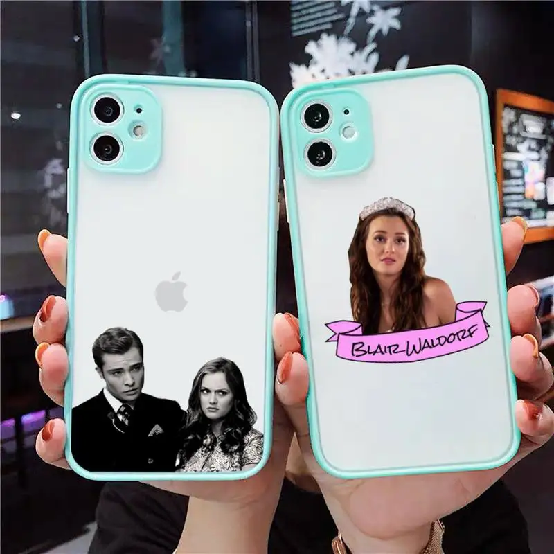 

Gossip Girl Love Best Friends Phone Cases Matte Transparent for iPhone 7 8 11 12 s mini pro X XS XR MAX Plus cover funda