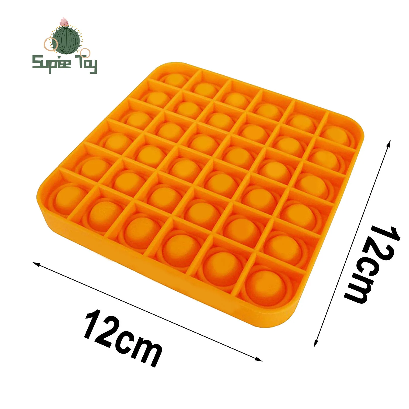 

Push Bubble Fidget Sensory Toy Autism Special Needs Stress Reliever Helps Relieve Stress and Increase Focus Soft Squeeze Toy