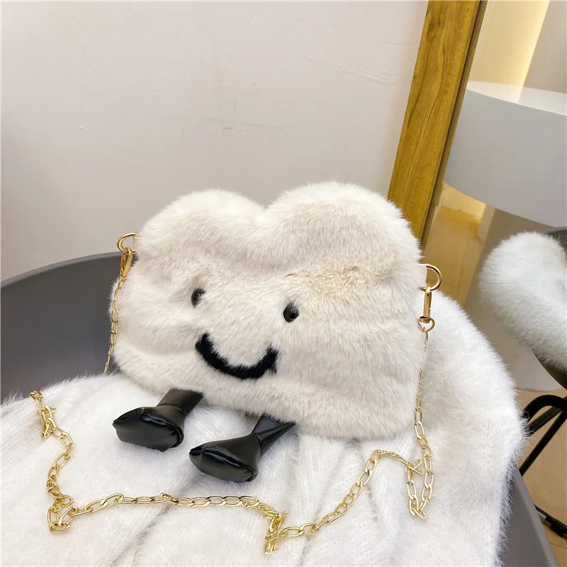 Новинка 2020 9 цветов индивидуальная милая плюшевая сумка в форме облака женская