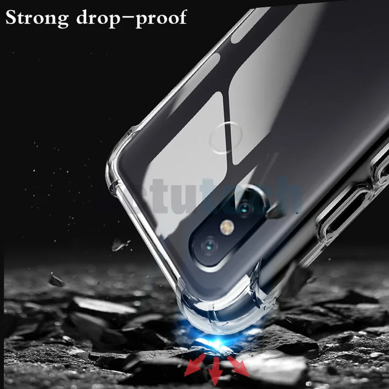 Clear Silicon Case For Xiaomi Mi 8 max2 max3 mix2S 6X 5X A2 play Redmi 6 6A 5plus Note pro 5A 4X Phone case TPU Cover |