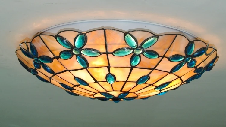 Классический 16 дюймов сиреневый корпус потолочной лампы лестница для дневного