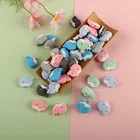 Sunrony 50 шт. силиконовые бусины в форме Кита детский молярный Прорезыватель бусина DIY цепочка для соски ювелирные изделия аксессуары