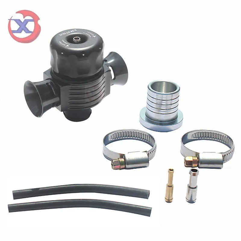 

Car Modification Relief Pressure Valve Turbo Pressure Relief Valve Adjustable Turbo Pressure Relief Valve Bilateral Air Outlet T