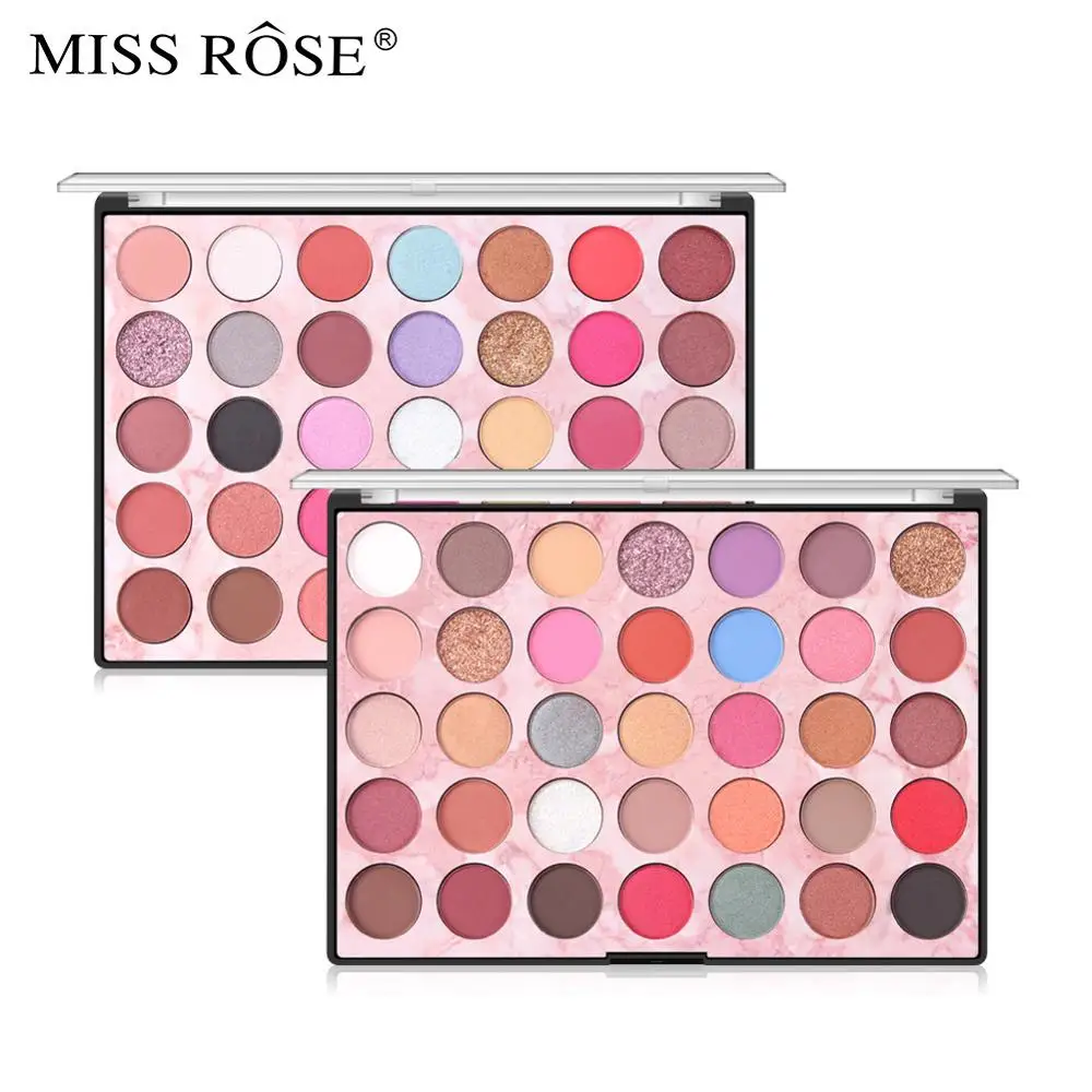 

NEW Epacket Miss Rose 35 Color Gliltter Eyeshadow Palette Matte Eye Shadow Pallete Shimmer Shine Nude Make Up Palette Set Kit