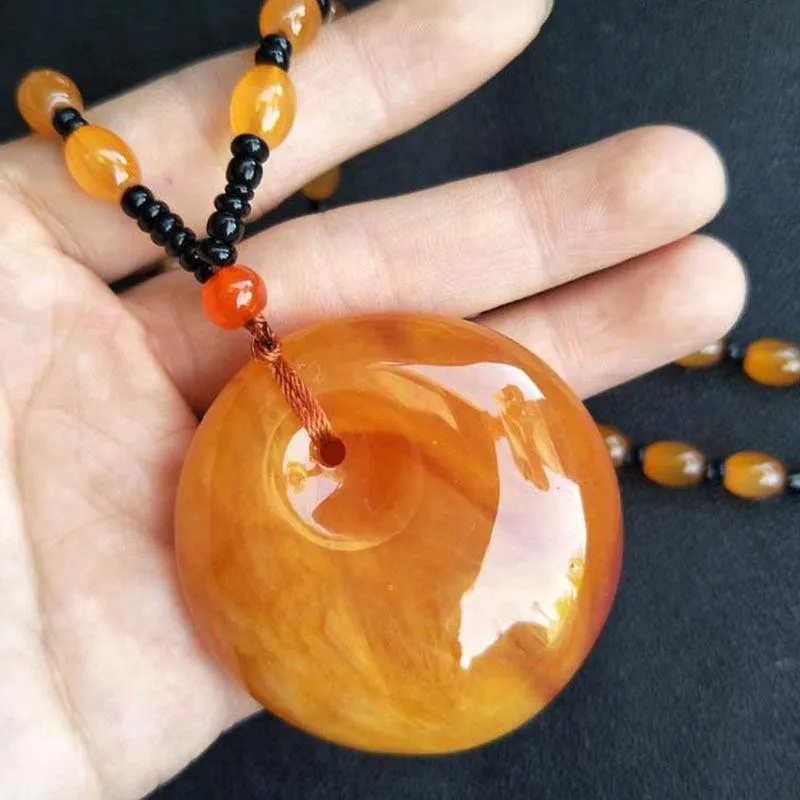 

Vintage Pixiu Brave Troops Ethnic Style Beaded Necklace Pendant Jewelry Female Accessory Necklace Q3V3