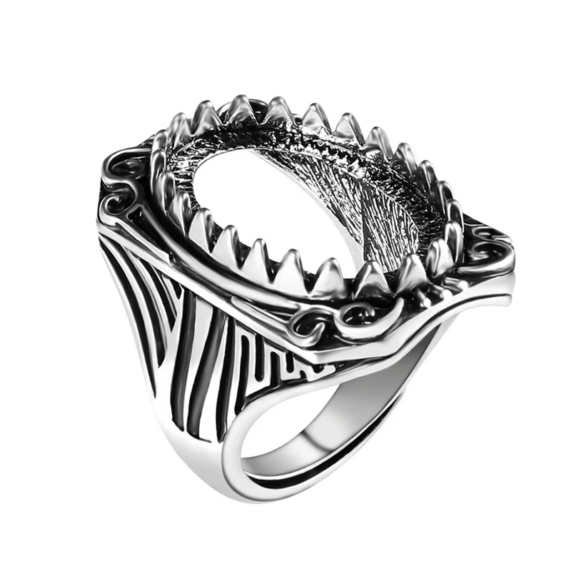 14*21 мм сплав античное серебро Регулируемые кольца настройки пустая основа Мода