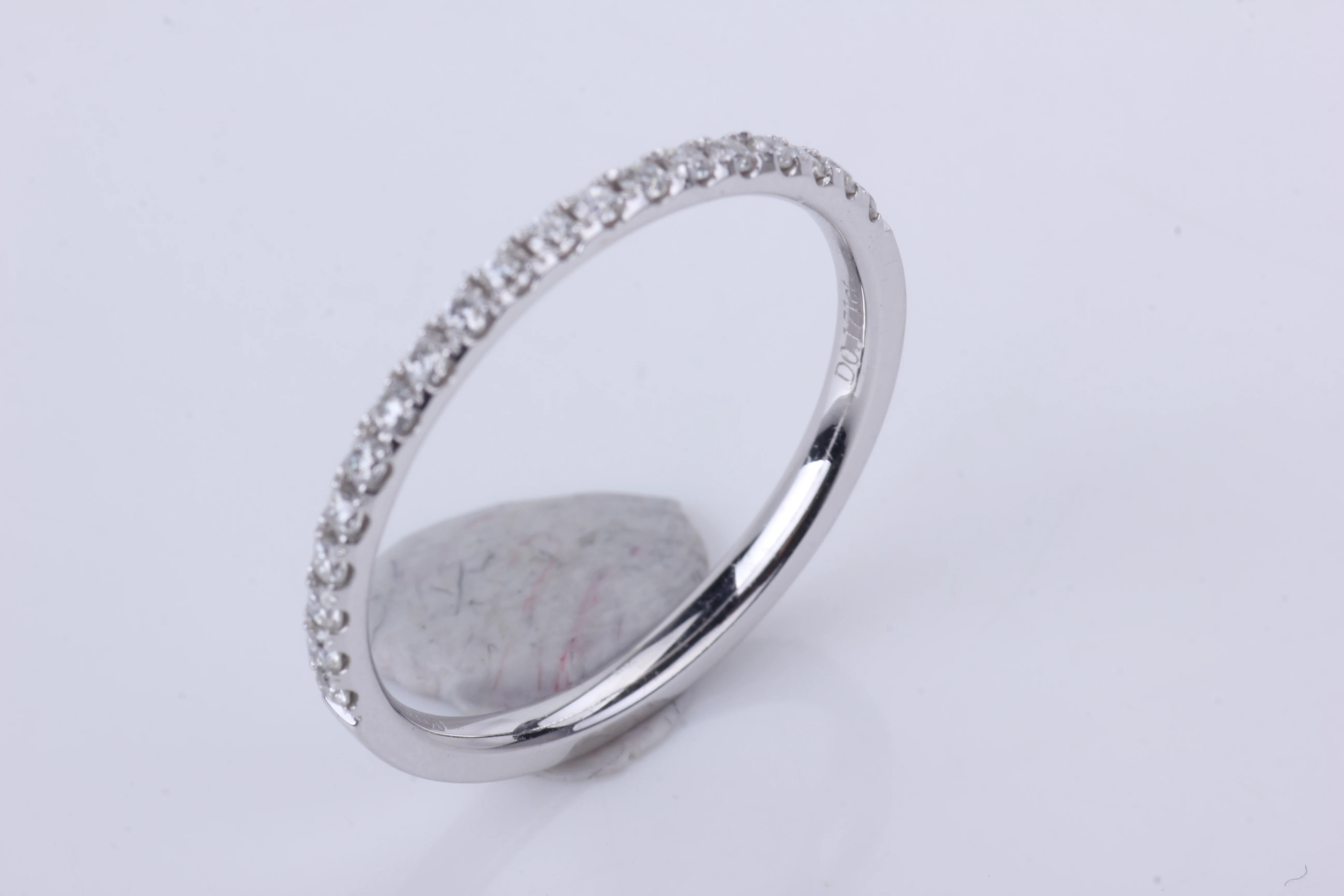 Starsgem тест прошел положительный 18K EF VVS обручальное кольцо красивое Moissanite подарок