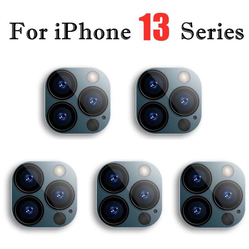 

5-1PCS iP 13 Tempered Glass For Apple iPhone 13 Pro Max 2021 Rear Camera Lens Film On For iPhone 11 12Mini Pro Max New 13PRO