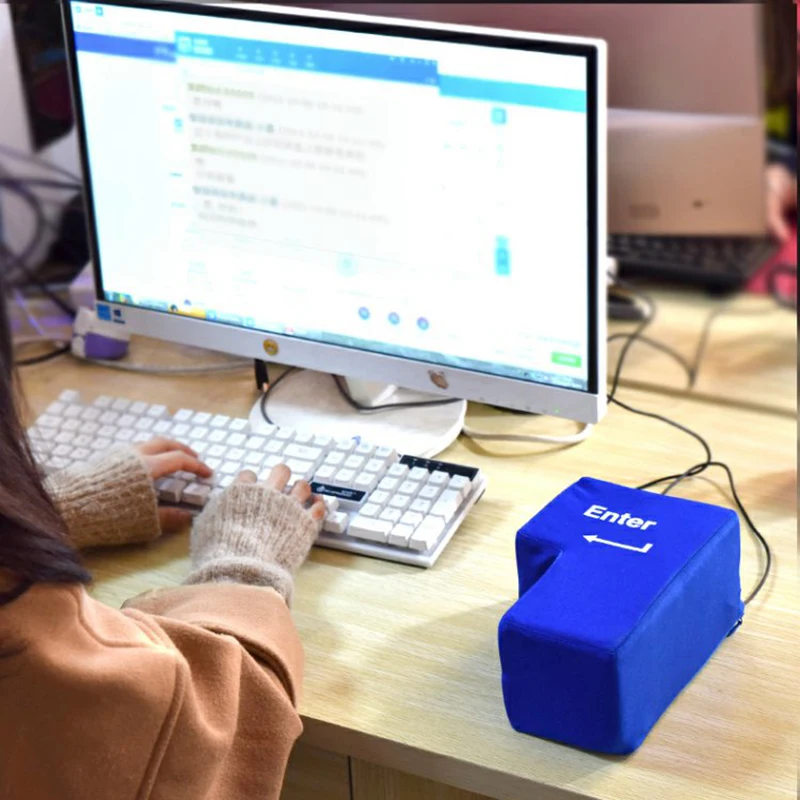 Большой ключ для входа компьютера USB инструмент выхода в офис подушка сна очень