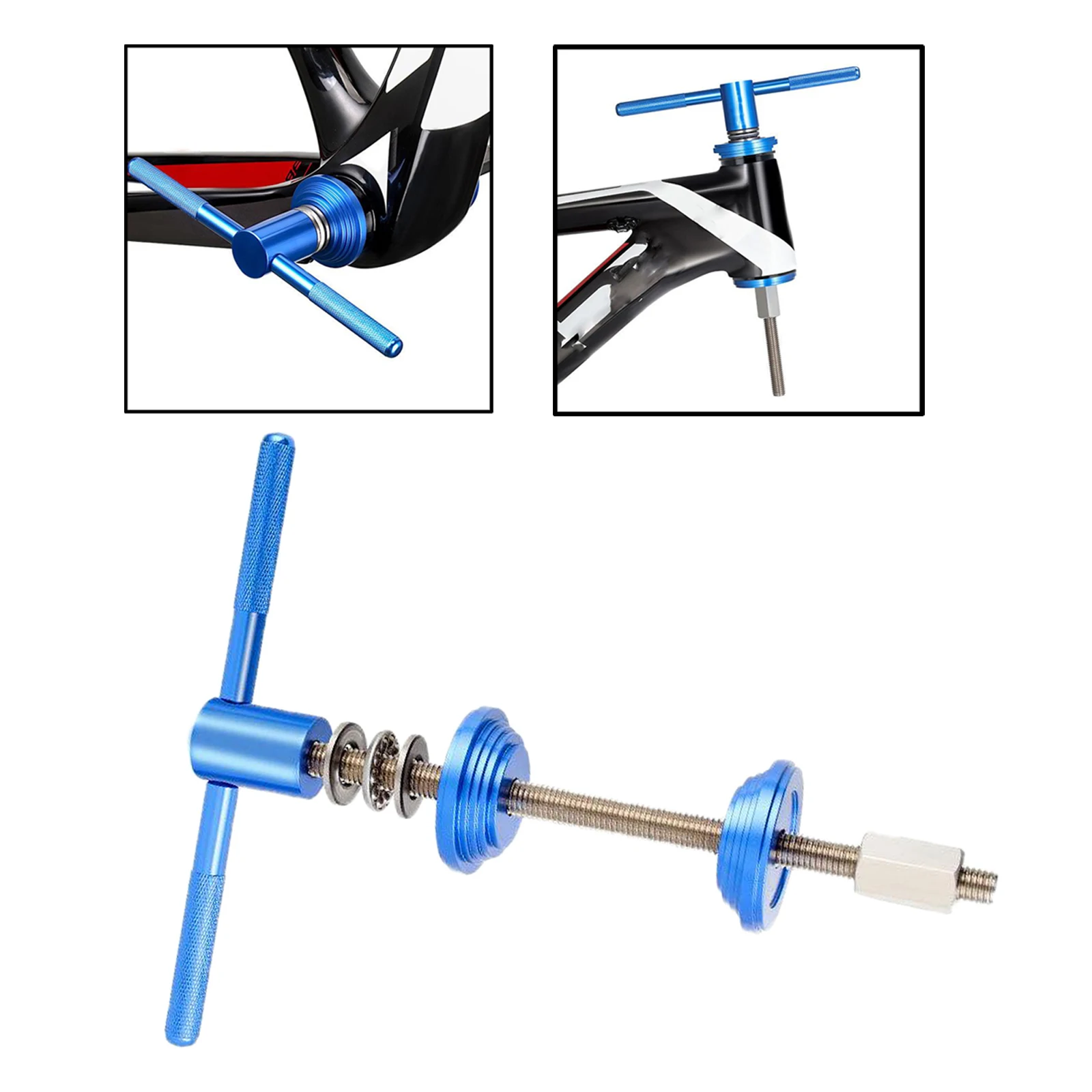 

Cycling Bicycle BB Tool Press Fit Headset Installer Headset Cup Press-in Shaft Bowl Remover Bicycle Repair Tools