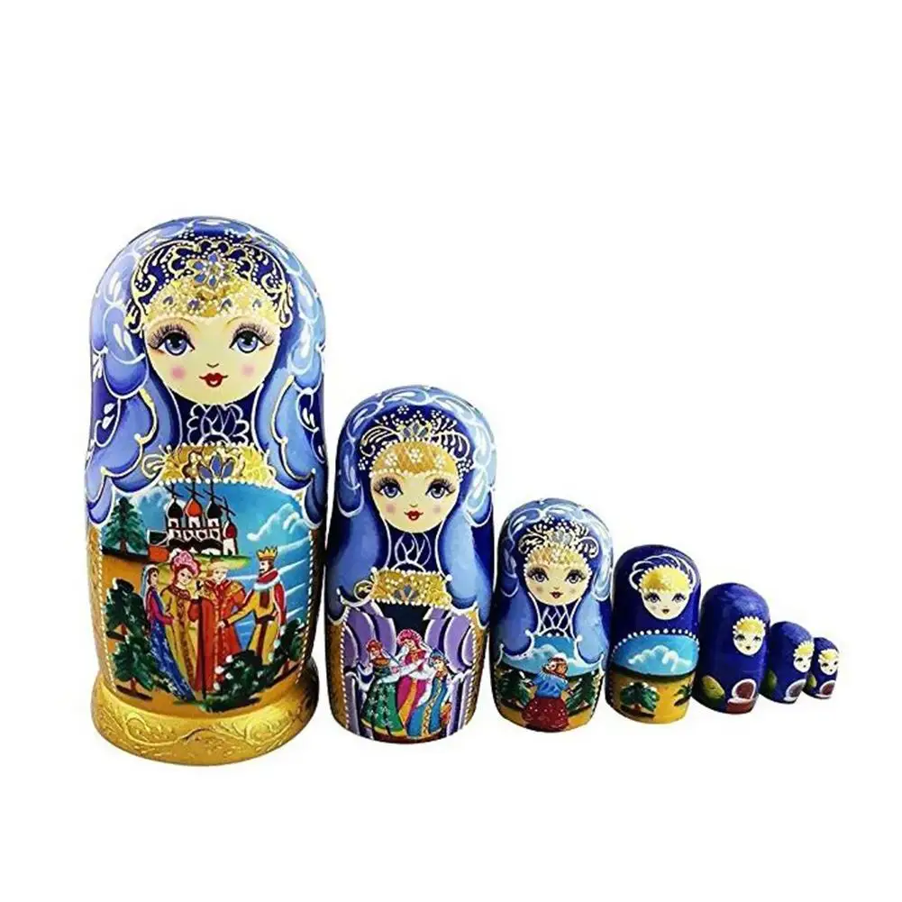 Матрешка Русская из липы с ручной росписью 7 шт. | Игрушки и хобби