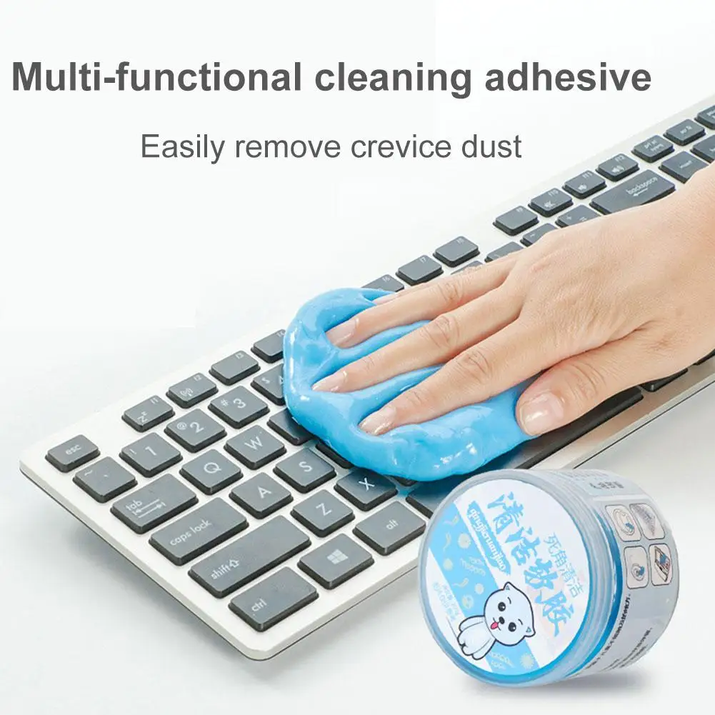 

300g Car Air Outlet Switch Panel Keyboard Dust Removal Cleaning Mud Soft Gel