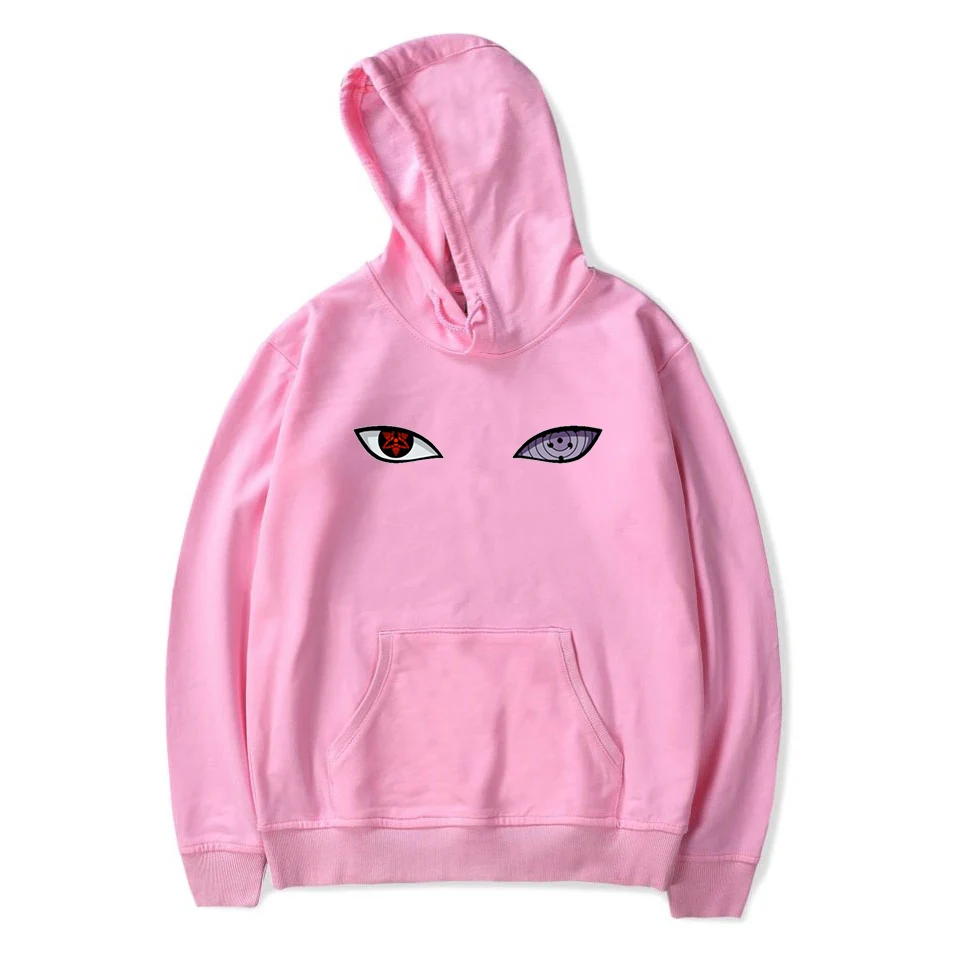 

2021 New Arrival Harajuku Anime Print Hoodies Women Uchiha Uzumaki Hatake Eyes Printed Pullover Sweatshirt Female Top Streetwear