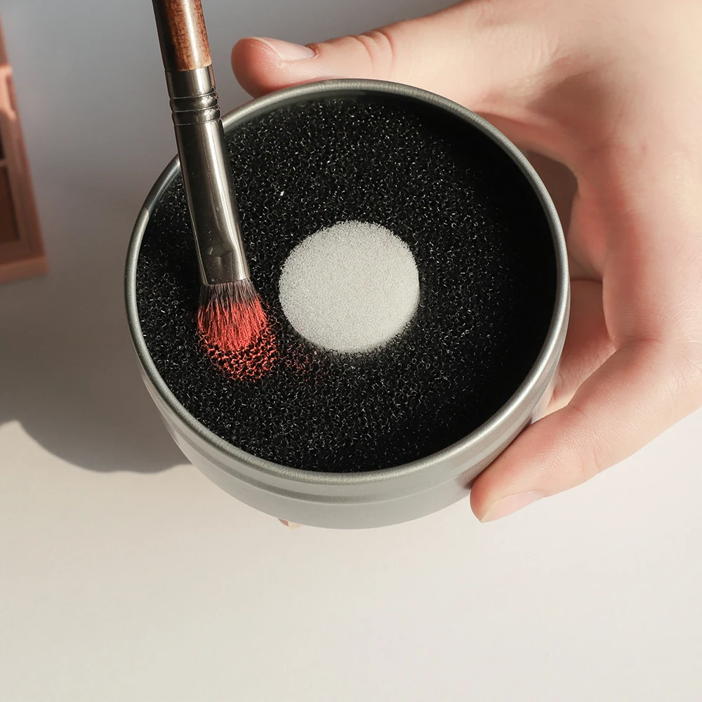 Щетка для макияжа OVW щетка сухого очищения щетки теней век двойного