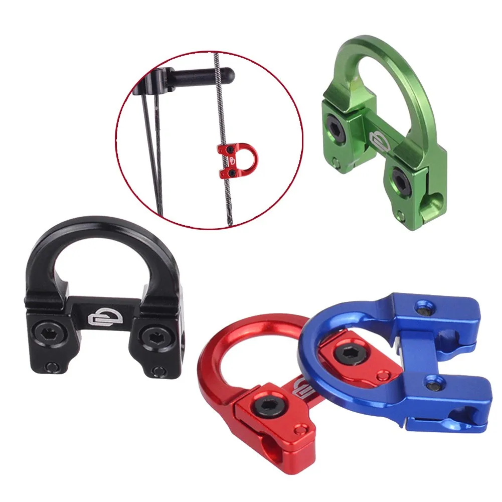 

Archery Release D Loop Portable U Rope D Ring Aluminum alloy Ring Compound Bow String Arrow Nock Hunting Accessories