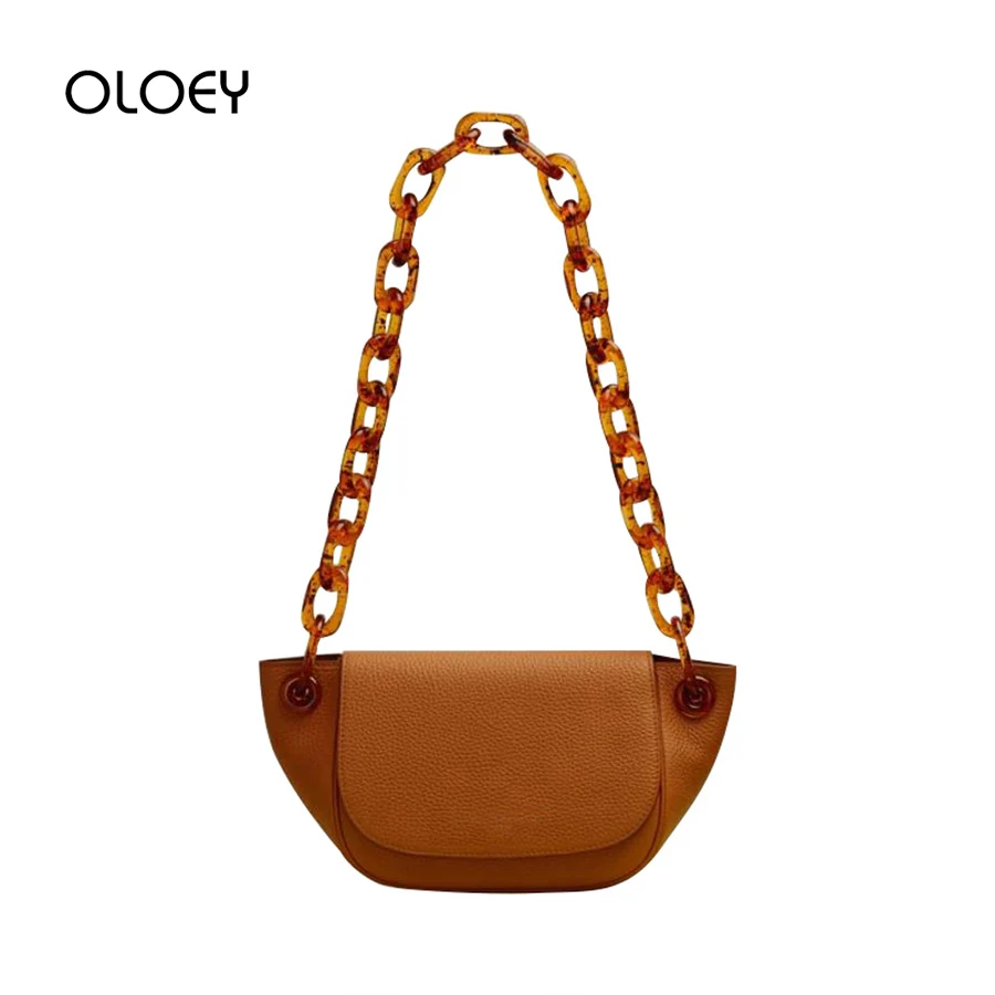 Винтажная модная сумка на плечо с акриловой цепочкой новинка 2019 роскошные сумки