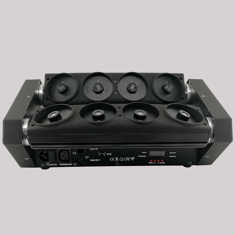 4 шт./RGB Полноцветный лазерный светильник паук dmx сценический dj толстый линейный