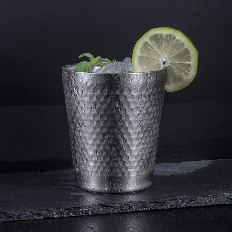 Двухслойный бокал для вина из нержавеющей стали пива Ktv металлическая сотовая