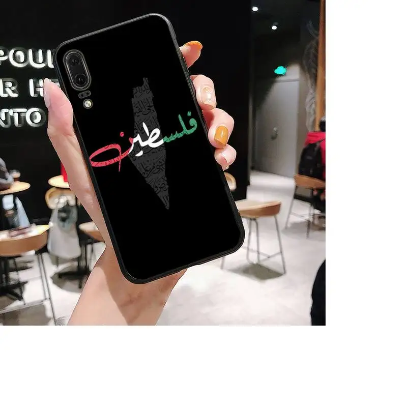 TOPLBPCS карта Палестины арабский телефонный чехол для Huawei P30 plus P8 lite P9 задняя крышка