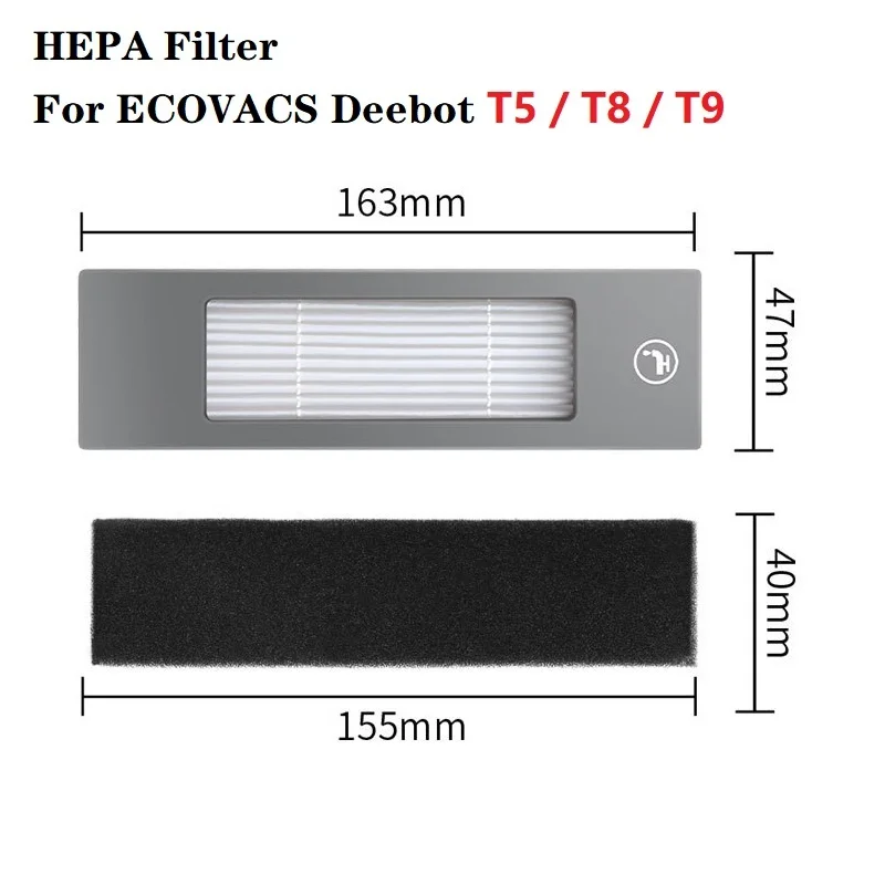 

Запчасти для пылесоса ECOVACS Deebot T8 T9 AIVI T5 DX55 T9 Max N8 Pro