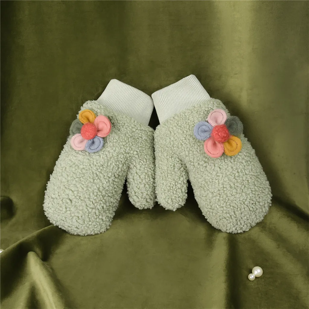 Женские зимние перчатки теплые подкладочные Уютные плюшевые толстые эластичные