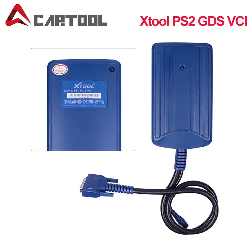 100% Оригинальный Xtool PS2 GDS VCI разъем Professionla диагностический инструмент с DHL