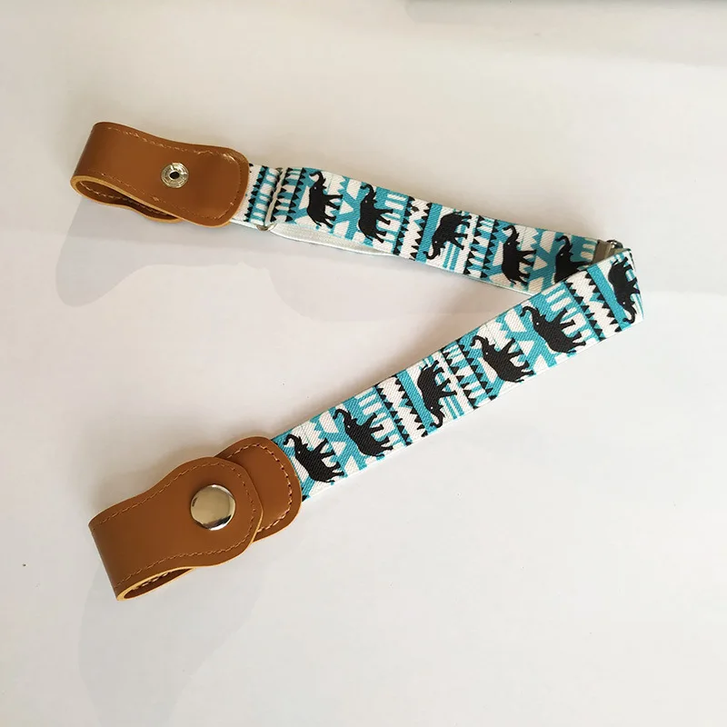 Детский ремень эластичный пояс без пряжки брезентовый для мальчиков Свободный с