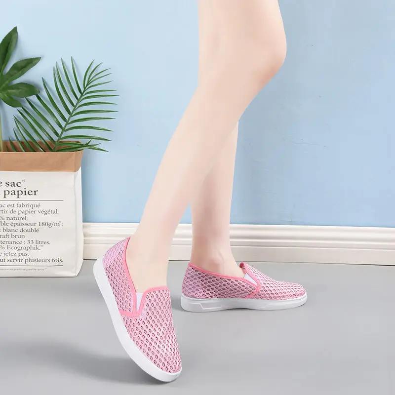 Tennis Shoes For Women Breathable Sneakers 2021 Spring Autumn Sports Comfy Jogging Trainers Female Soft Zapatos De Mujer Cheap